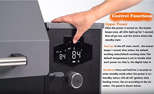 Replacement Expert Grill Digital Thermostat Controller Board with Bluetooth Function, can Connect to Mobile APP, Suitable for Expert 、Komoda and Smoking Machine XG1136224169002 - size: Expert Controller