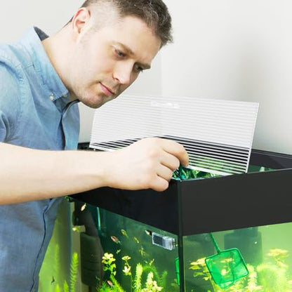 Sieral Aquarium Canopy Set Polycarbonate,30 x 12 Inch,Clear,1 Pcs - color: Clear, size: 30 x 12 Inch