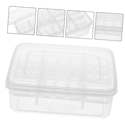 Plastic Egg Incubation Tray for Reptiles Lightweight Hatching Box with Transparent Design for Monitoring for Snakes Lizards