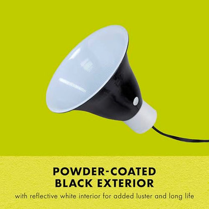 Zilla Premium Reflector Domes 5.5 Inches,Black - size: 5.5 Inch (Pack of 1)