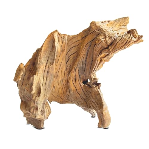 Natural Driftwood for Aquarium Decor,Reptile Habitat&Home DIY Decor,Naturally Unique Shapes Weathered Wood,Easy to Use (L-(12-14 Inch/2.5-3.3 Lbs)-Pack of 1) - color: L-(12-14 Inch/2.5-3.3 Lbs)-Pack of 1