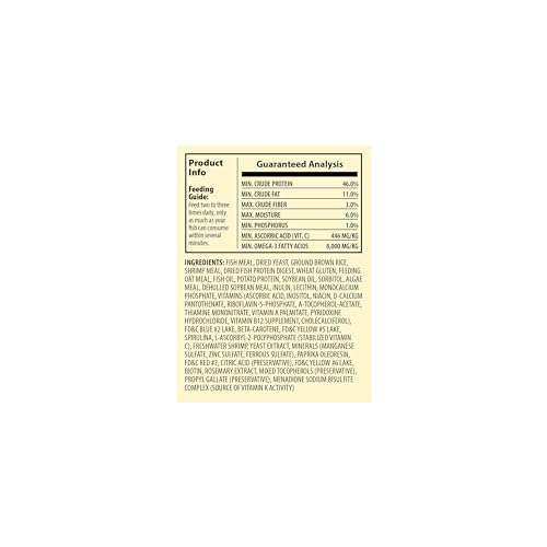 TetraMin Tropical Flakes Fish Food, 0.42 oz | Complete Daily Diet For Top-And-Mid Feeding Tropical Fish, Protein For Growth & Prebiotics for Digestion, Clear Water Formula - size: 0.42 Ounce (Pack of 1)