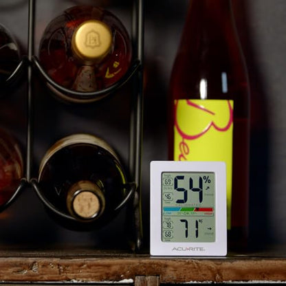 AcuRite Humidity Meter Hygrometer and Indoor Thermometer, Hygrometer - size: 3 x 2.5 Inches