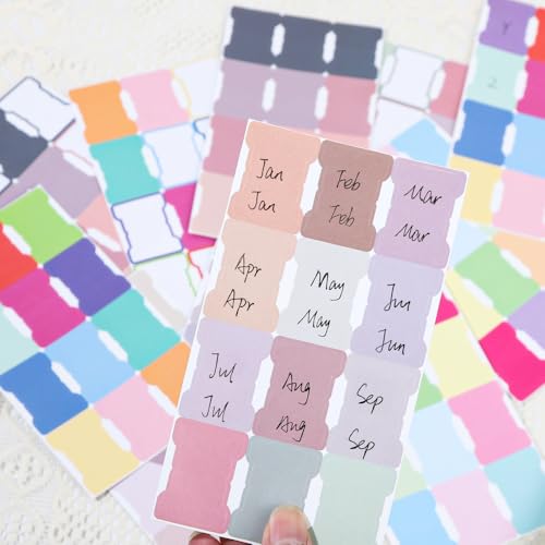 120Pcs/5 Sheets Daily Planner Stickers, 5-Style Writable Calendar Labels | 120Pcs/5 Sheets writable daily and monthly labels for calendars, notebooks, dividers, school schedules, office tasks. - color: 120pcs/5 Sheets- Daily Planner Stickers