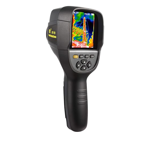 Higher Resolution 320 x 240 IR Infrared Thermal Imaging Camera. Model HTI-19 with Improved 300,000 Pixels, Sharp 3.2in Color Display Screen, Battery Included. Lightweight Comfortable Grip. - size: HT-19:320 x 240