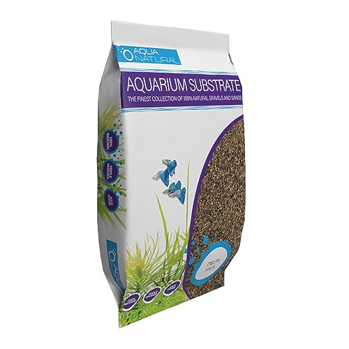 Aqua Natural Aquarium Substrate, Delta Sand, 10lb | Aquascaping, Aquariums, Vivariums, Terrariums - size: (Pack of 1)