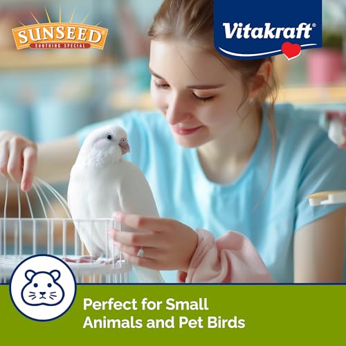 Sunseed Natural Corn Cob Bedding & Litter for Pet Birds and Small Animals – Made in USA – 350 Cubic Inches
