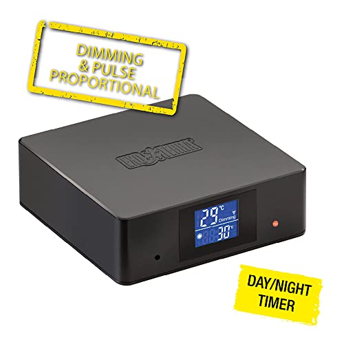 Exo Terra Thermostat for Reptile Terrariums | With Day and Night Timer and Dual Receptacles