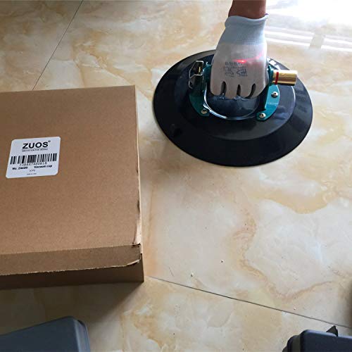 12" Heavy Duty Vacuum Suction Cup for Granite & Glass Lifting, Glass Suction Cup Vacuum Lifter with Metal Handle and Brass Pump,900lbs Load Capacity (12-Mental) - size: 12" 900lbs Capacity Suction Cup