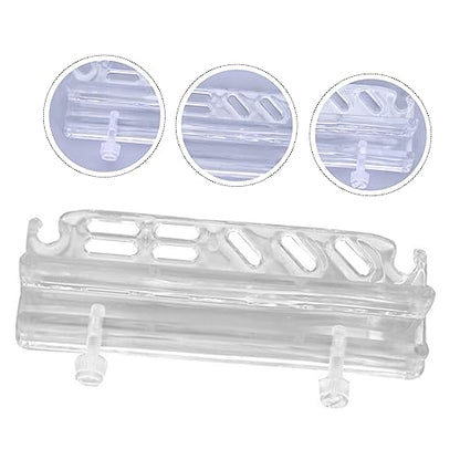 Aquarium Tool Holder Acrylic Fish Tank Wall Organizer for Scissors Tweezers and Cleaning Tools Convenient Storage Rack for Aquatic Plants and Accessories