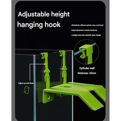 Basking Platform Reptiles Tanks Ladder Climbing Fish Tanks Habitat Float Islands Aquariums Accessories Aquariums Accessories Realistic Turtle Climbing Ramps and Sunning Turtle Basking Platform Dock