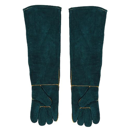 Animal Handling Gloves Bite Proof, Animal Handling Gloves, Animal Handling AntiBite Gloves Puncture & Scratch Resistant for Cat Dog Snake Falcon Grabbing Reptile (Large)