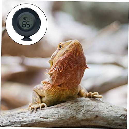 VICASKY 1pc Reptile Hygrometer Thermometer Digital Humidity Monitor for Reptiles Accurate Temperature Gauge with Sensors Durable Construction for Long Term Use
