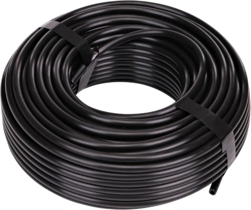 Raindrip 016010T 1/4-Inch Drip Irrigation Supply Tubing,100-Foot.,for Drip Irrigation,Drip-Emitters,Irrigation-Parts,Systems,Black Polyethylene,(Pack of 10) - size: 1 (Pack of 10)