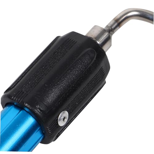 NUOBESTY Adjustable Aluminium Alloy Reptile Hook Snake Grabber Tool with Telescopic Design and Non-Slip Handle for Safe Outdoor Snake Catching and Easy Storage