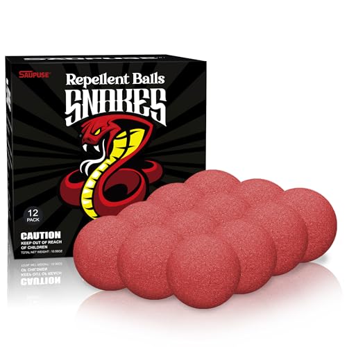 Snake Repellers for Outdoor and Patio Snake Repellent | Natural Ingredients Snake Repellent Balls For Lawn, Garden, Fishing, Home, Camping Repel Snakes 12 Pack - color: 12 Pack