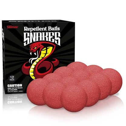 Snake Repellers for Outdoor and Patio Snake Repellent | Natural Ingredients Snake Repellent Balls For Lawn, Garden, Fishing, Home, Camping Repel Snakes 12 Pack - color: 12 Pack