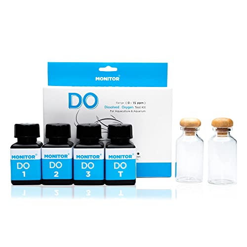Monitor DISSOLVED Oxygen Test KIT (60 Tests) - Monitor Aquarium and aquaculture Water Quality