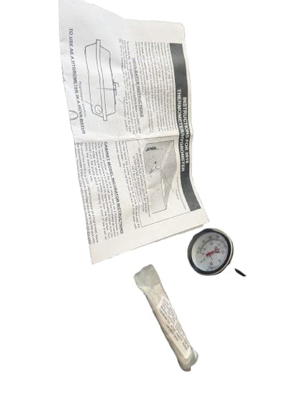G.Q.F. Dial Incubator Thermometer/Hygrometer 3018 with 4" Stem and 2" Display