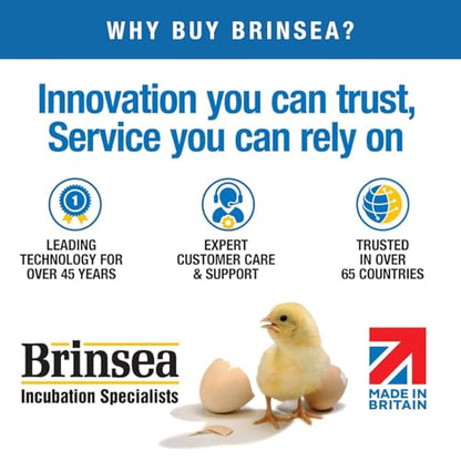 Brinsea Maxi 48 Advance Egg Incubator with Automatic Egg Turning and Temperature Control for Hatching 48 Chicken, Duck, or Other Eggs- Optimal Flexibility with Mix & Match Sizes - size: 48 Eggs