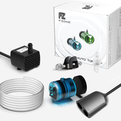 FZONE ATO System for Saltwater Aquarium, Auto Top Off with Dual Optical Sensors for Reef and Freshwater Tanks（Blue) - color: Blue