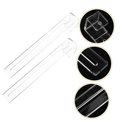MERRYHAPY 2pcs Adjustable Aquarium Hooks Fish Tank Plant Holders Plant Hanger for Aquarium Accessory for Fish Tank Reptile Basking Area