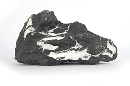 Dark Seiryu Stone Aquascaping Rock 17lb Planted Aquarium Iwagumi | Dark veined texture; iwagumi, planted aquascape - size: 08 Dark Seiryu Stones(3-11inch,17lbs)