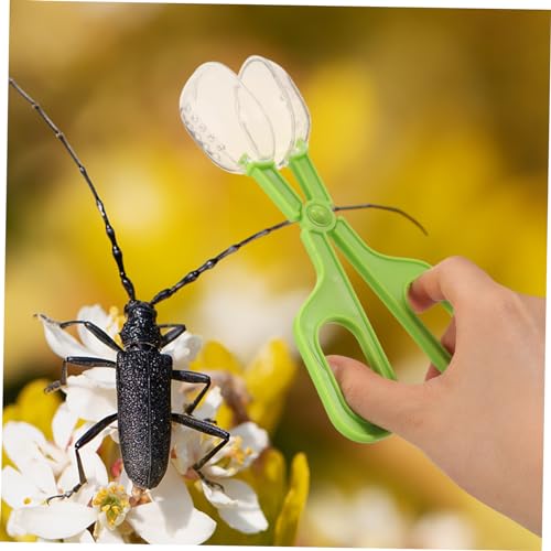Multi-Functional Insects Catcher Tweezers Cage Clamp Reptile Poop Scoop for Aquarium