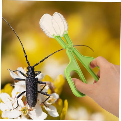 Multi-Functional Insects Catcher Tweezers Cage Clamp Reptile Poop Scoop for Aquarium
