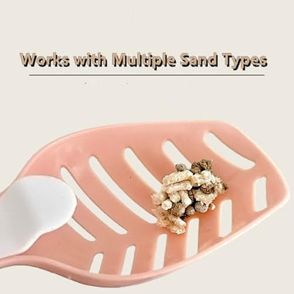 2 Pcs Hamster Poop Scooper & Sand Shovel | Sand Sifter, For Bedding, Litter & Sandbox Cleaning, Pet Cleaning Tool, For Small Animals