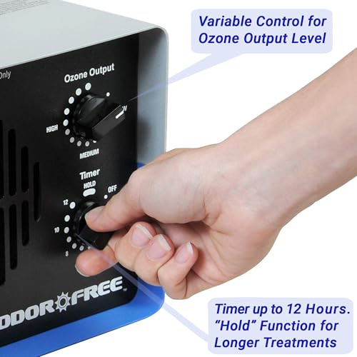 OdorFree Villa 3000 Ozone Generator for Eliminating Odors, permanently removing Tobacco, Pet and Musty Odors at their Source - Easily Treats Up To 3000 Sq Ft - size: Villa - 3000