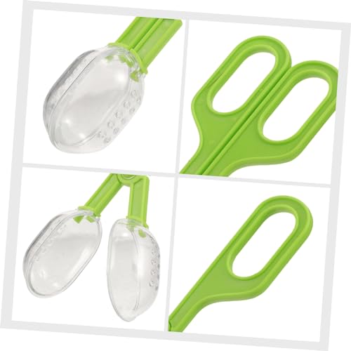 ibasenice Reptile Feeding Clamp and Poop Scoop Multipurpose Tool for Insect Catching and Cleaning Fish Tanks Lightweight and Easy to Use for Lizard Tortoise and Other Pets