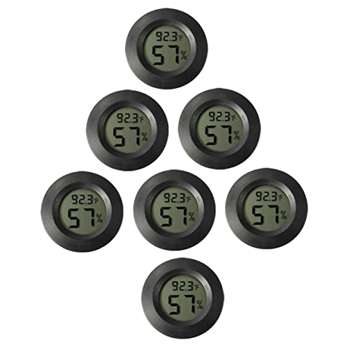 Totority 14pcs Mini Humidity and Temperature for Reptiles and Terrariums Compact Digital Hygrometer for Indoor Use Lightweight and Portable