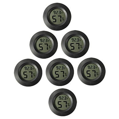 Totority 14pcs Mini Humidity and Temperature for Reptiles and Terrariums Compact Digital Hygrometer for Indoor Use Lightweight and Portable