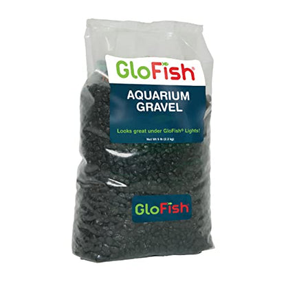 Glofish Aquarium Gravel, Solid Black, 5-Pound Bag - color: Black, size: 5 pound