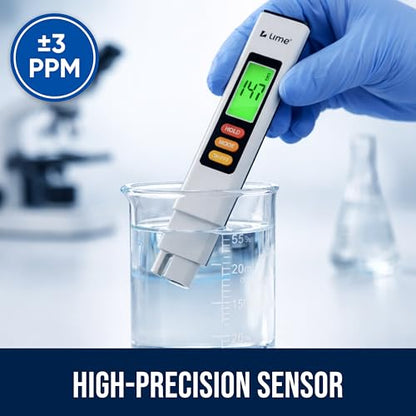 Craft911 Water Tester for Drinking Water- TDS Meter Instant Read - color: Snow White