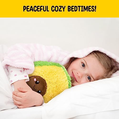 Avocado Microwavable Unscented 1.5 lbs Heating Pad For Women And Kids- Cute Soft Cozy Pillow Plush Heatable Warm Stuffed Animals- Kawaii Hot And Cold Plushie Food Toy- Avocado Gifts For Girls And Boys - style: Ava