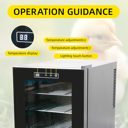 Reptile Incubator 16L Scientific Lab Incubator Digital Incubator Cooling and Heating Temperature can be Controlled at 50℉~104℉ Reptile Egg Incubator 110V Work for Small Reptiles - size: 16L