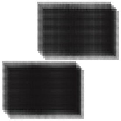 30pcs mesh Sheet, Fine Terrarium Mesh | Plastic Drainage Mesh for Plants Bonsai Terrarium Keep Soil From Flowing Away, 11.8 X 7.8 In (Black)