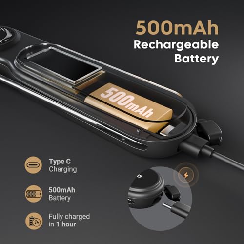 INKBIRD 0.5 Seconds Rechargeable Instant Read Meat Thermometer for Cooking | Waterproof Digital Grill Thermometer -58℉~572℉, Food Thermometer with VA LCD Backlit Magnet, Kitchen Candy Brewing