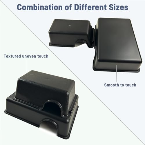 Durable Small Reptile Hide Box, Ball Python Hide, Leopard Gecko Hide, Bearded Dragon Hide, Easy to Clean Reptile Hides Cave for Tank, Snake Hide Enclosure (7.48" x 4.72" x 2.56") - size: Small