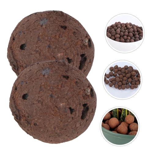 Toddmomy 1bag Breathable Clay Rocks for Hydroponic Systems Potted Plants Decorative Gravel for Optimal Drainage Root Growth Base for Terrariums