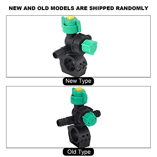 Agricultural Spray Nozzle, 2 Pcs External Thread Agricultural Spraying Nozzle Fan Shaped Hose Nozzle Spray Water Nozzle Agricultural Misting Nozzles for Agriculture Watering Lawn Garden (2 Pcs) - size: 2 Pcs