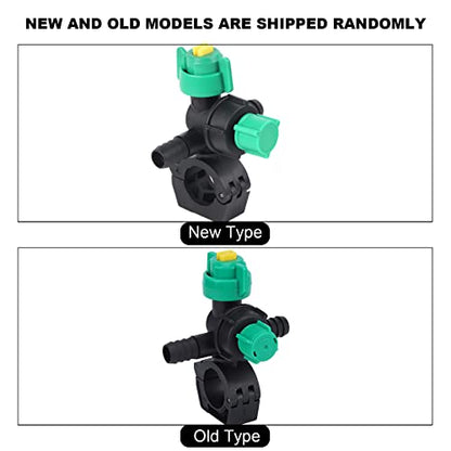 Agricultural Spray Nozzle, 2 Pcs External Thread Agricultural Spraying Nozzle Fan Shaped Hose Nozzle Spray Water Nozzle Agricultural Misting Nozzles for Agriculture Watering Lawn Garden (2 Pcs) - size: 2 Pcs