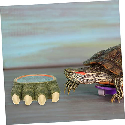 MERRYHAPY Reptile Food Container Bearded Pet Food Basin Snake Terrarium Lizard Water Dish