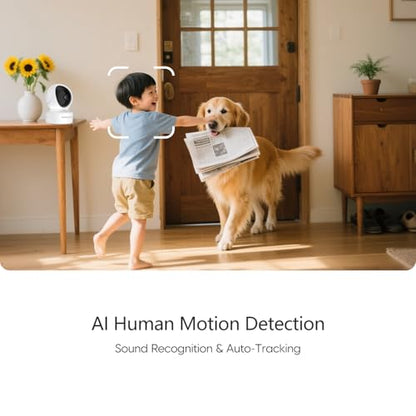 VSTARCAM 3MP Pet Camera Indoor with Phone App, 360° Indoor Security Camera with Color Night Vision, Motion Detection & 2-Way Audio, 24/7 SD & Cloud Storage 02