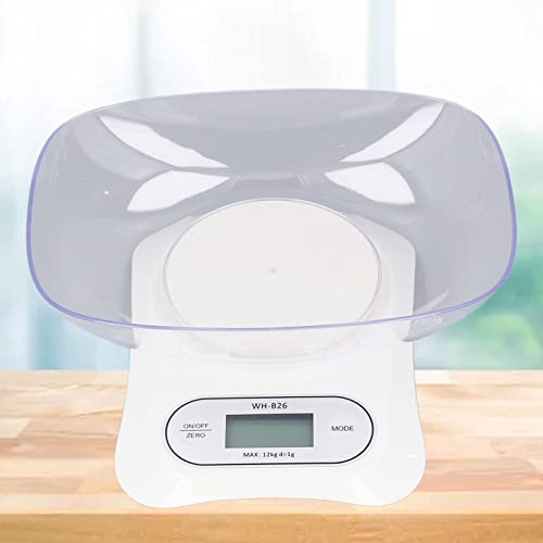 Digital Gram Scale, Small Jewelry Scale with Weighing Bowl and Insulated Silicone Mat, Gram Scale with USB Cable with Timer and Countdown Function, Digital Herb Scale for Food, Mini Reptiles
