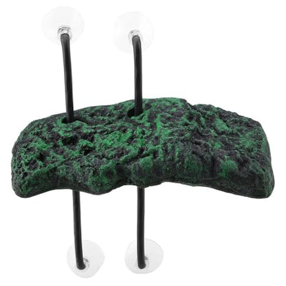 Automatic Turtles Basking Platform with Suction Cups Floating Dock for Semi Aquatic Reptiles, Amphibious Ramp for Tanks & Terrariums(S) - size: Small