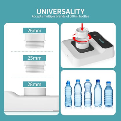 Travel Humidifier, Portable Small Humidifier for Plants, Bedroom, Office, Hotel or Car, Battery Operated Mini Cool Mist Humidifiers, Quiet 23dB, Auto-off, Night Light & BPA-Free, White - color: White
