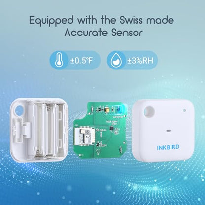 INKBIRD WiFi Thermometer Hygrometer IBS-TH3 Smart Temp Humidity Sensor